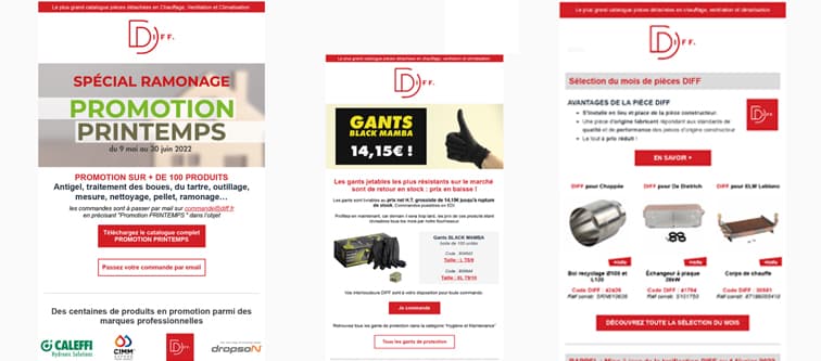 Promotions et offres DIFF Les communications DIFF